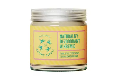 Mydlarnia Cztery Szpaki Naturalny dezodorant w kremie - eukaliptus cytrynowy 60ml