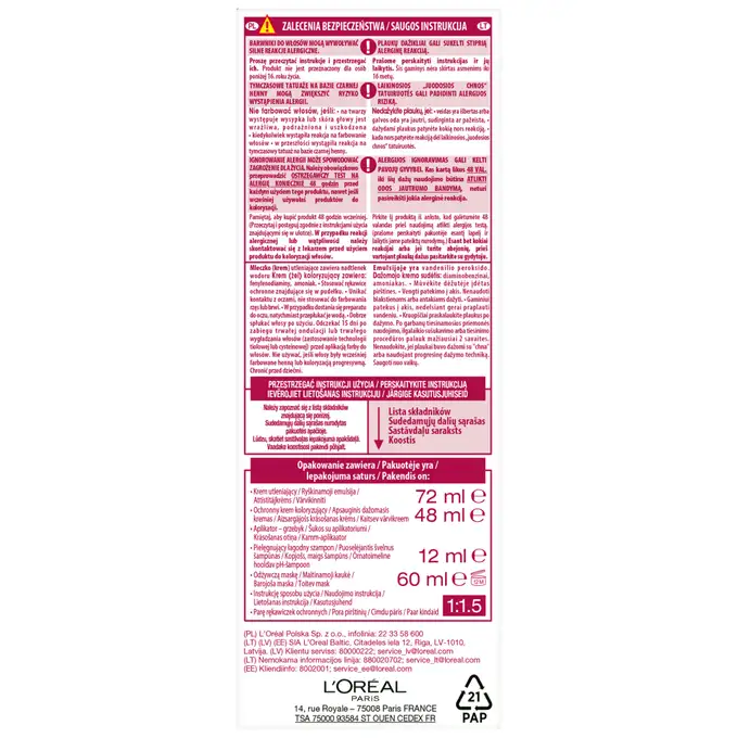 LOR. LOREAL EXCELLENCE FARBA 8.1 LIGHT ASH BLONDE