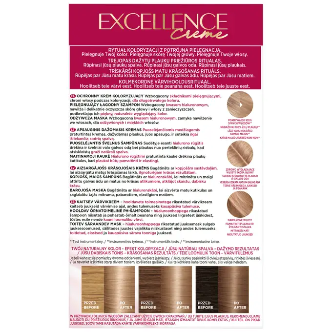 LOR. LOREAL EXCELLENCE FARBA 8.1 LIGHT ASH BLONDE