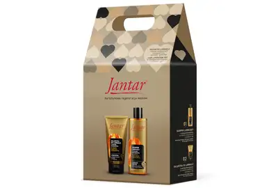 Farmona Jantar Zestaw do laminacji włosów - Szampon 300ml+Galaretka 150g