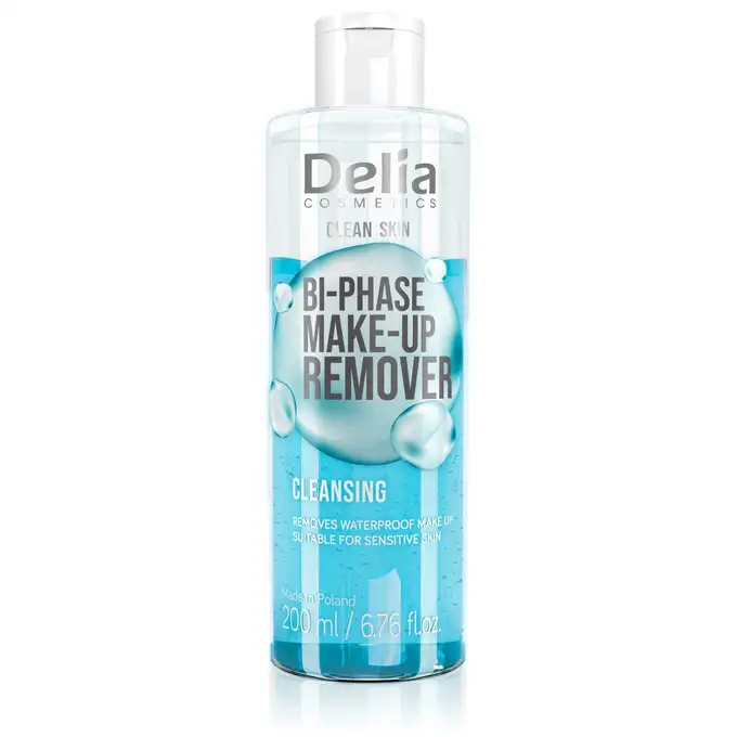 DELIA Clean skin dwufazowy płyn do demakijażu 200m