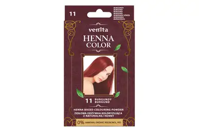 Venita Henna Color Ziołowa odżywka koloryzująca z henną do włosów - 11 Burgund 25g