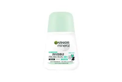 LOR. GARNIER DEO WOMAN INVISIBLE Black WhitROLL ON