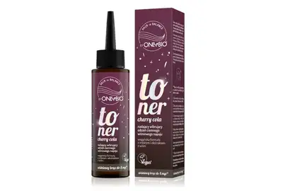Only Bio Hair In Balance Toner do włosów nadający wibrujący odcień ciemnego wiśniowego napoju - Cherry Cola 100ml