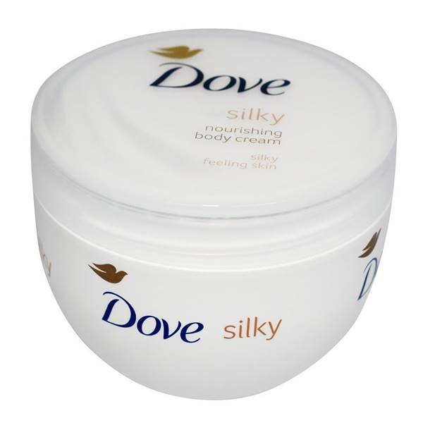 DOVE SILKY NOURISHING BODY CREAM Odżywiający krem do ciała 300ml